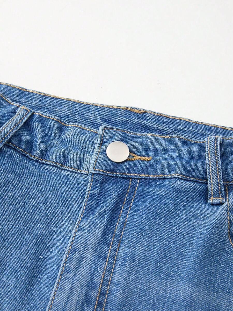 SPODNIE JEANS WYSOKI STAN
