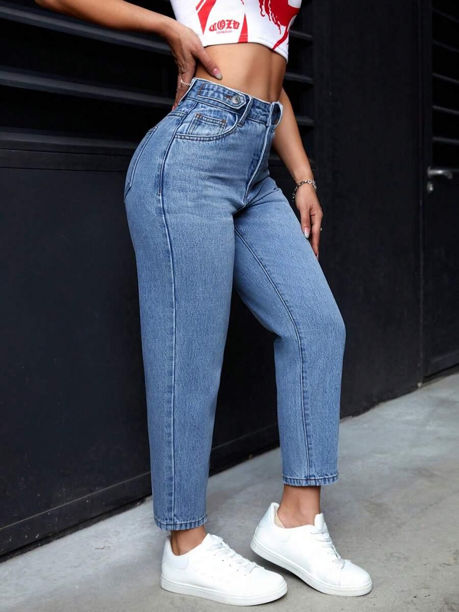 NIEBIESKIE SPODNIE JEANS