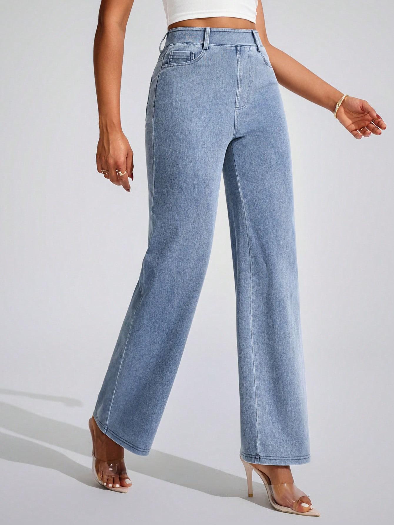 proste spodnie jeans