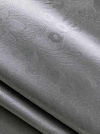 srebrna zasłona wzór