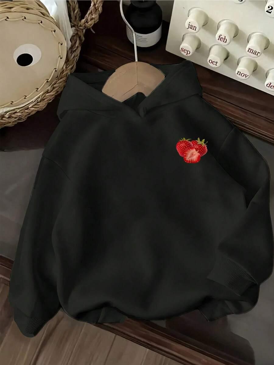 czarna bluza wzór