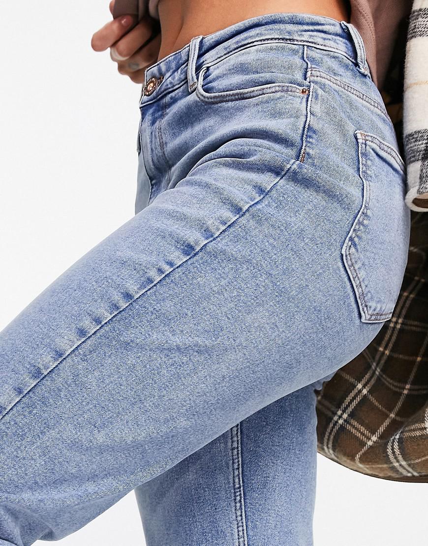 SPODNIE MOM JEANS WYSOKI STAN