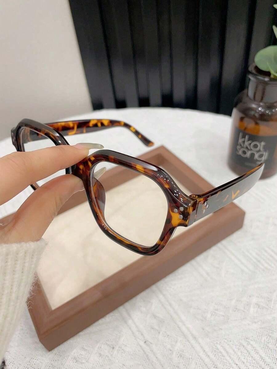 okulary zerówki animal print