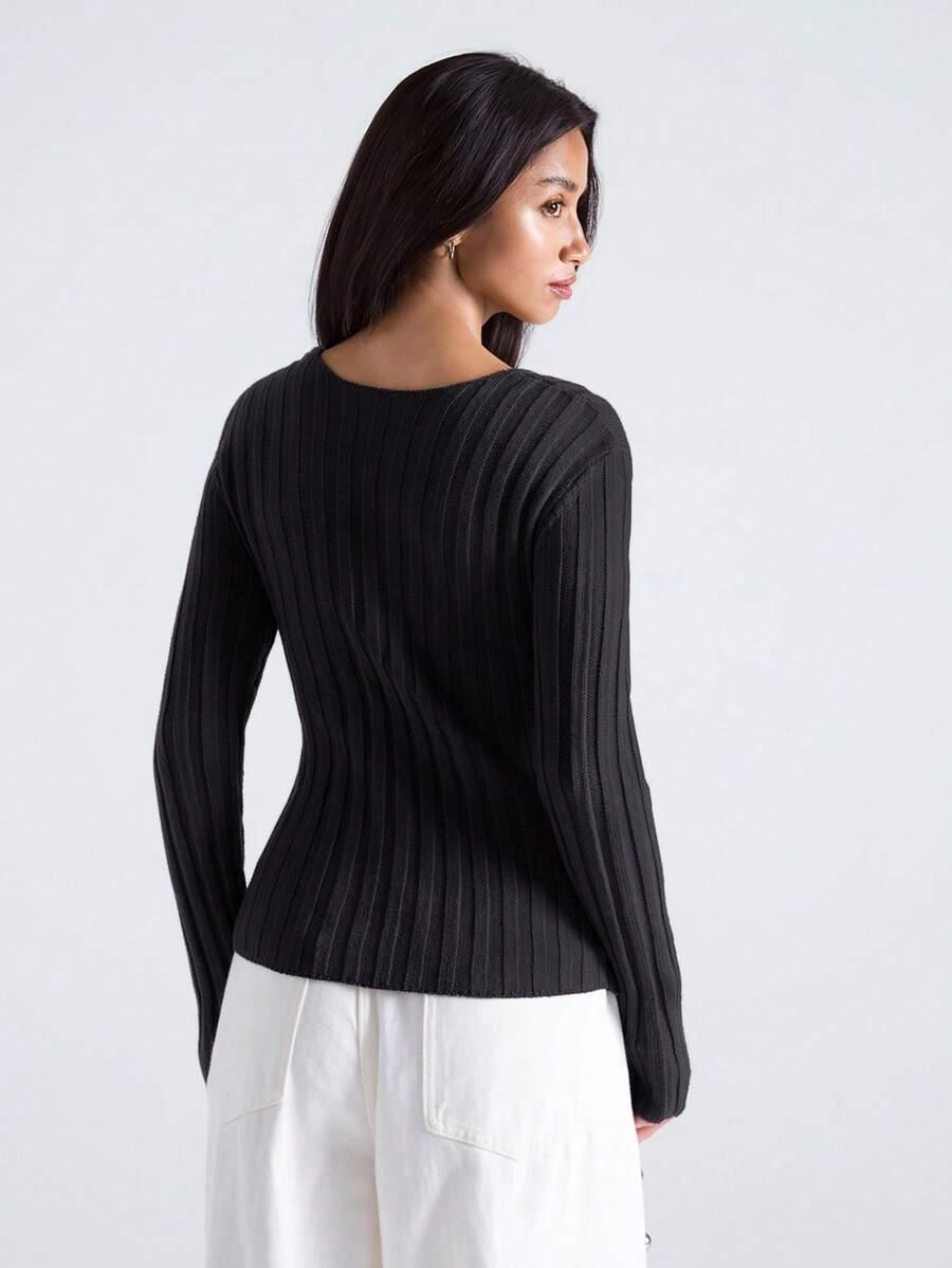 CZARNY ASYMETRYCZNY TOP