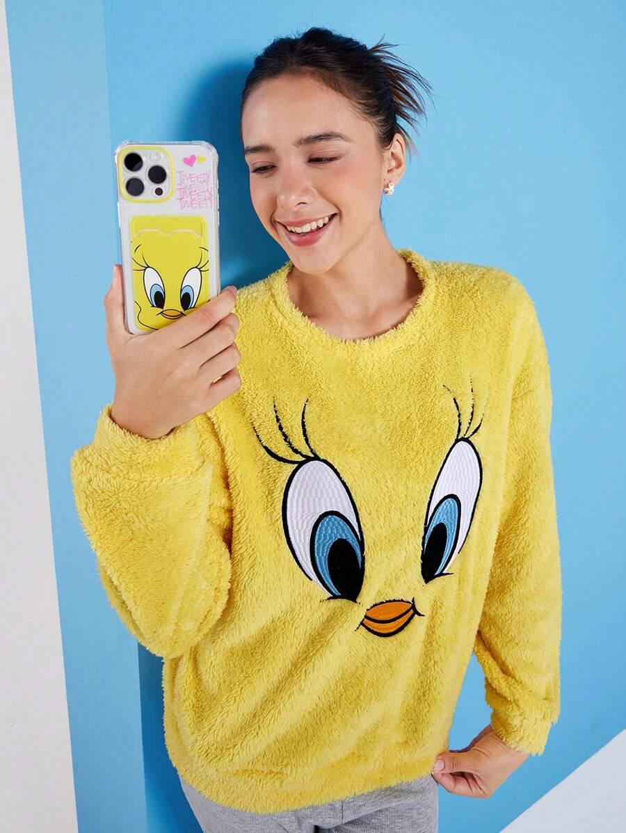 żółta bluza wzór