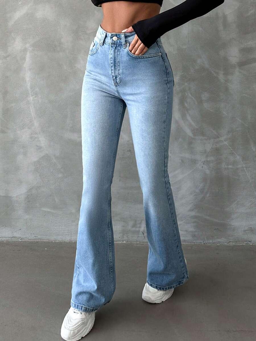 SPODNIE JEANS WYSOKI STAN 