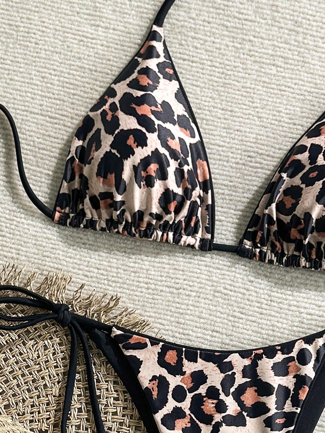 DWUCZĘŚCIOWY STRÓJ KĄPIELOWY ANIMAL PRINT