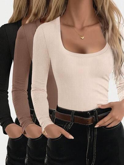 BLUZKA DŁUGI RĘKAW 2-PACK