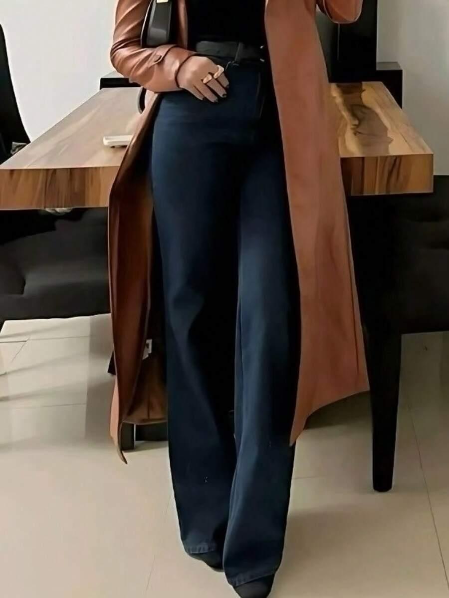 NIEBIESKIE SPODNIE JEANS