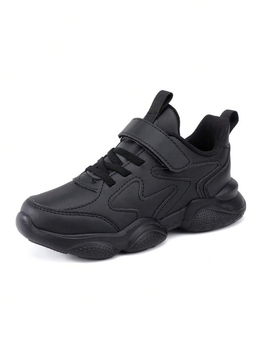 czarne buty sportowe imitacja skóry