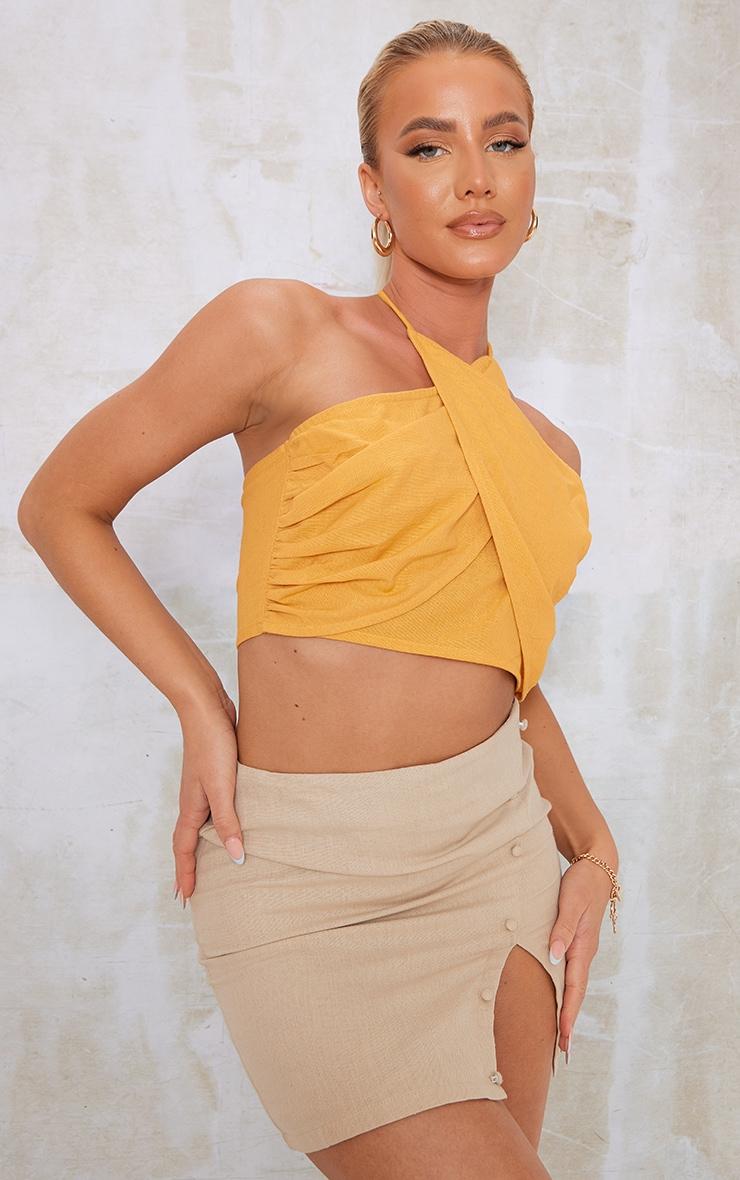 CROP TOP WIĄZANIE open back