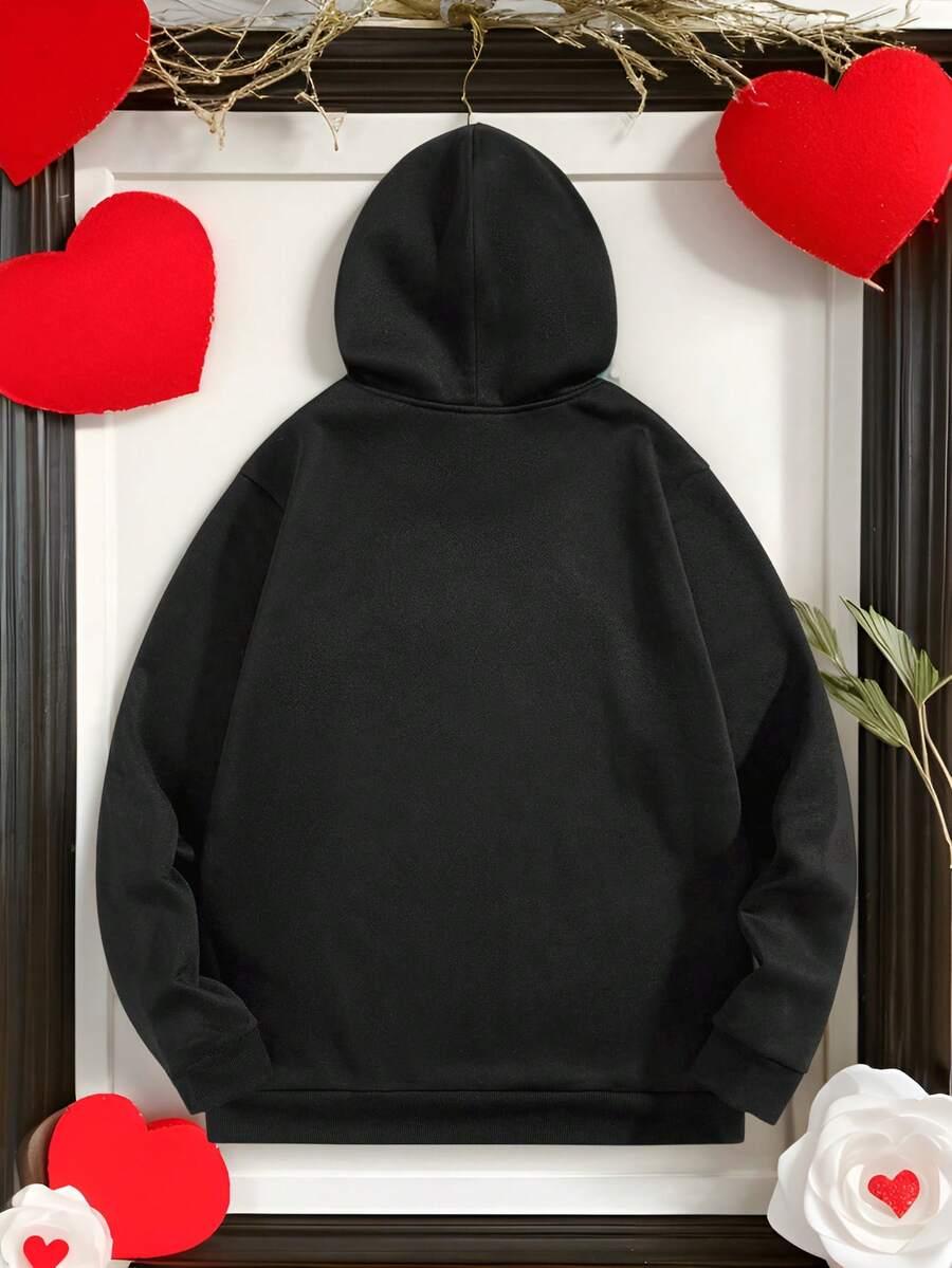 czarna bluza nadruk 