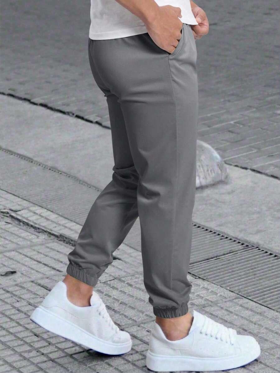 SZARE SPODNIE CASUAL 
