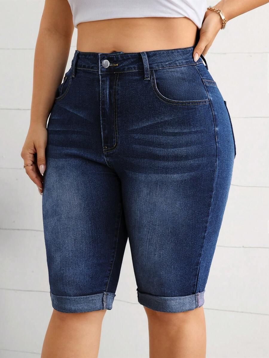 krótkie spodenki jeans