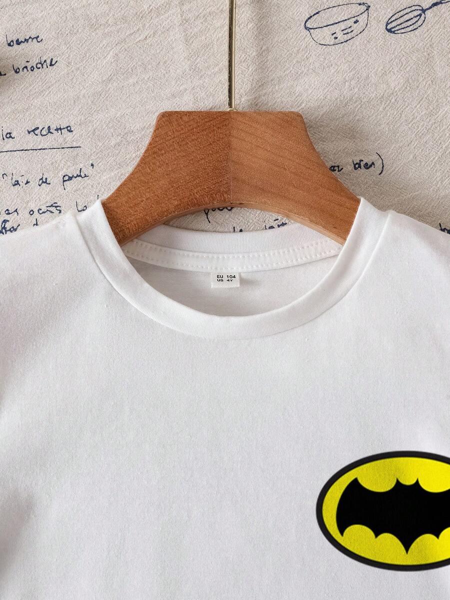 biały t-shirt print
