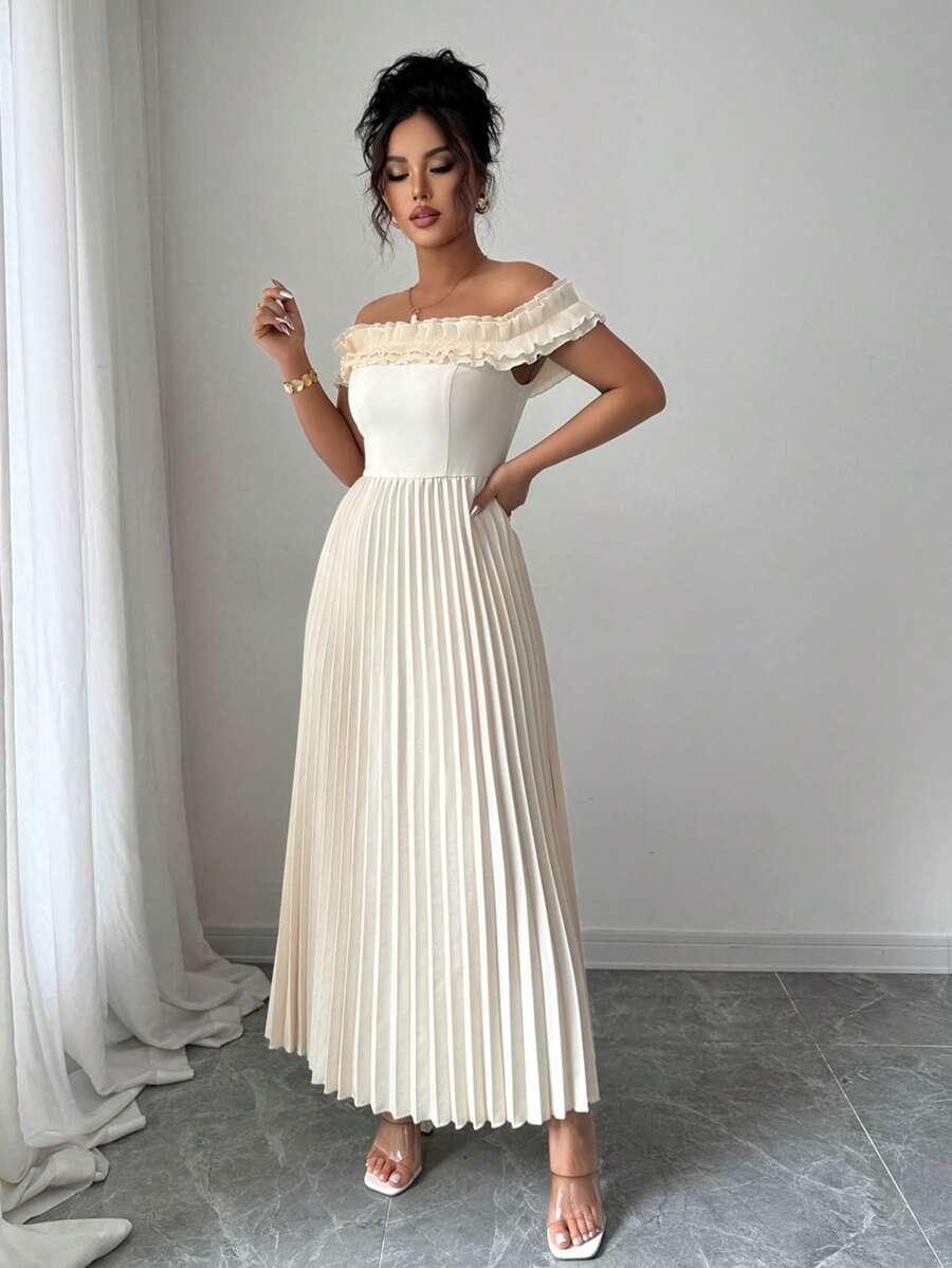 SUKIENKA MAXI PLISOWANA