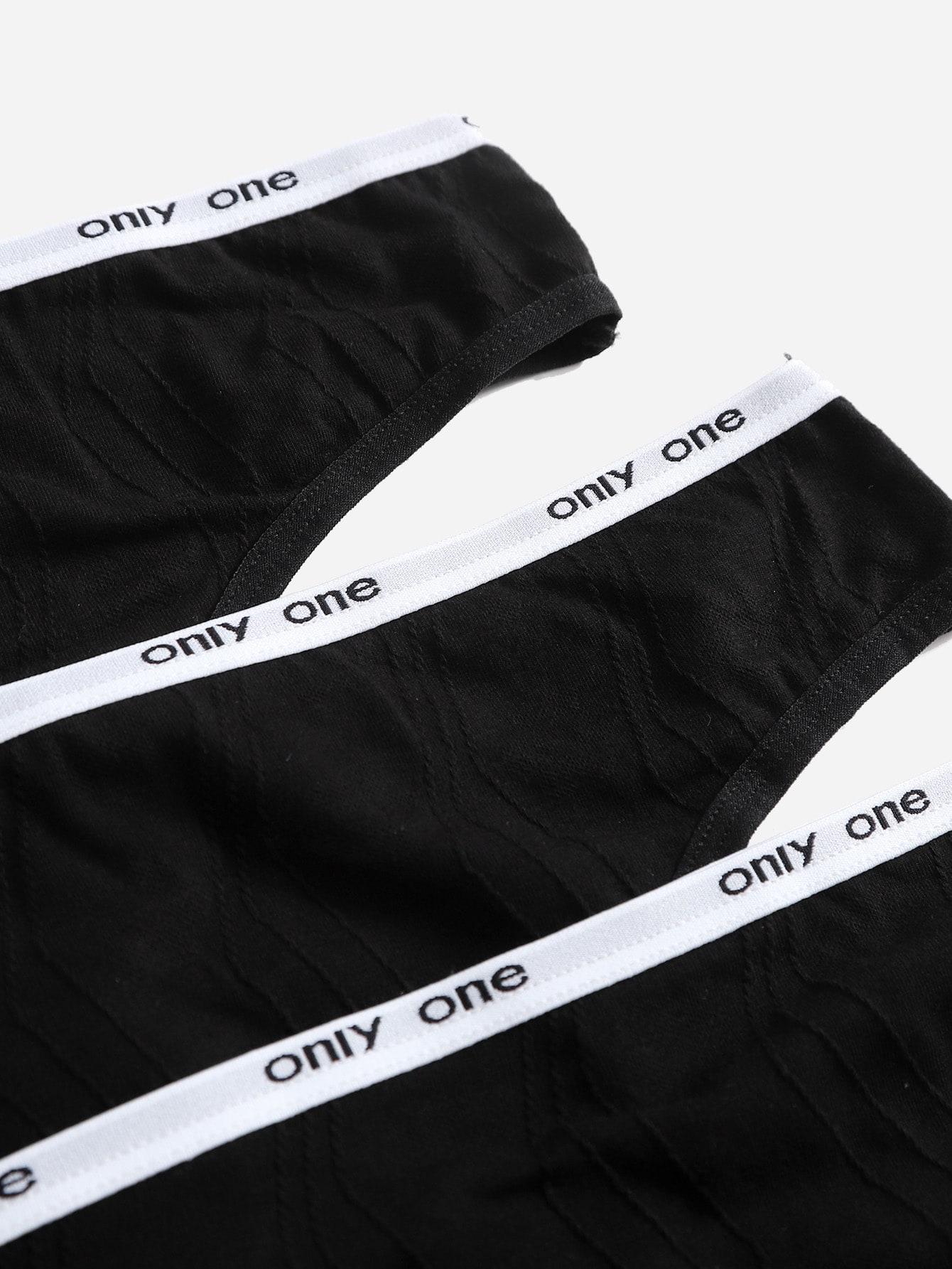 czarne majtki figi 5-pack