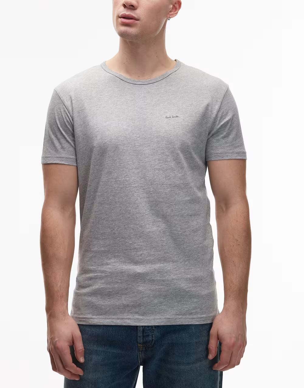 klasyczny t-shirt okrągły dekolt logo 4-pack