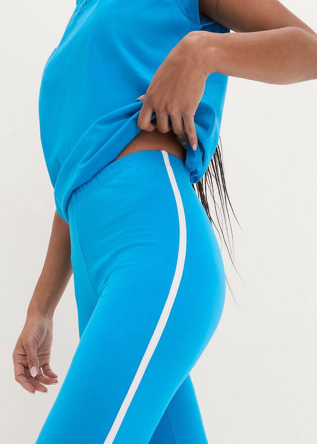 KLASYCZNE BAWEŁNIANE LEGGINSY DAMSKIE 3/4 