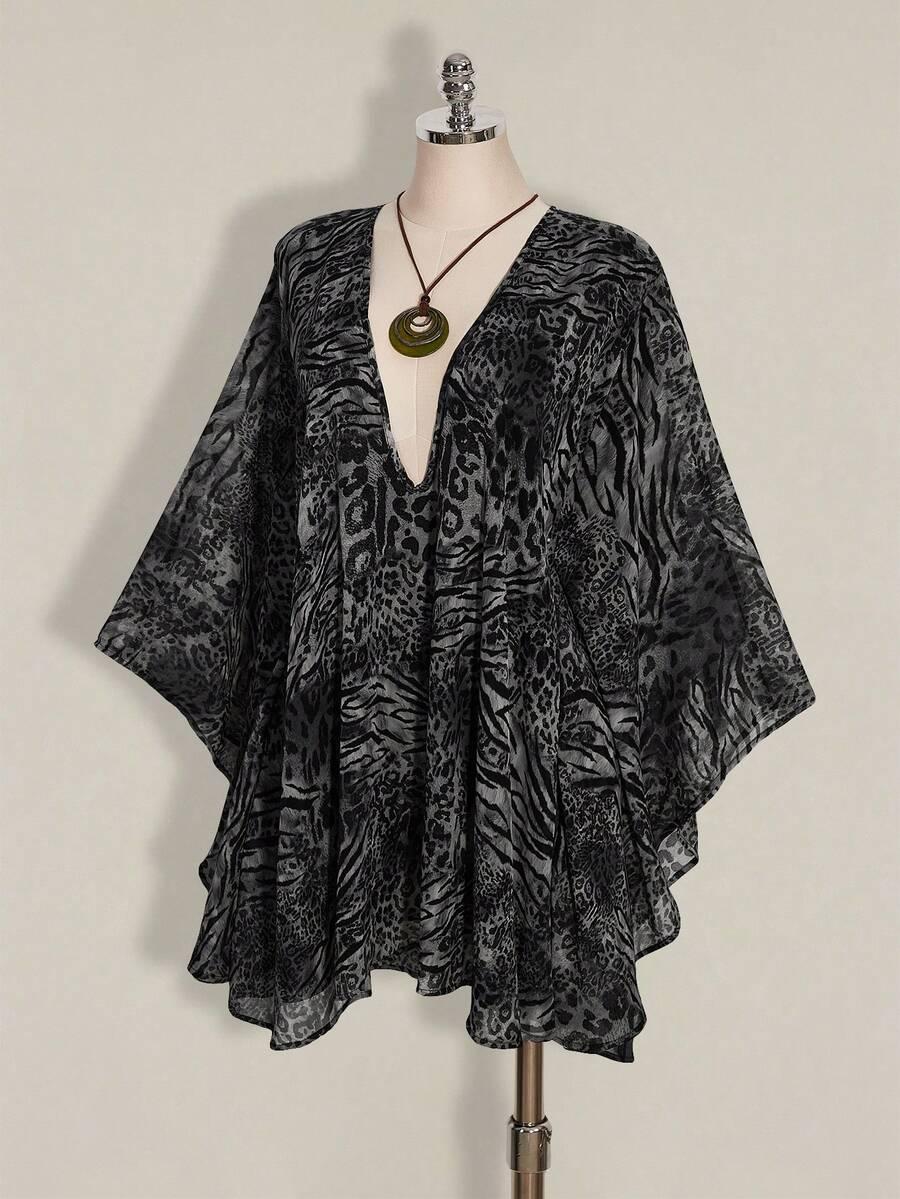 sukienka animal print