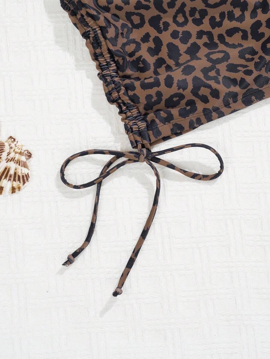 kostium kąpielowy 2 częściowy animal print 
