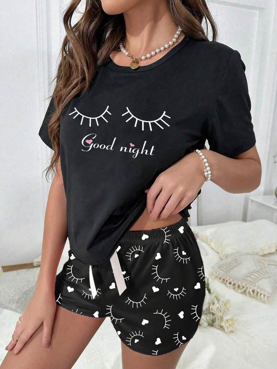 CZARNY T-SHIRT okrągły dekolt
