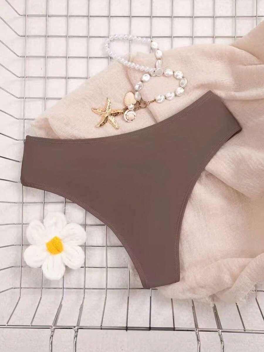 BRĄZOWY DÓŁ OD BIKINI