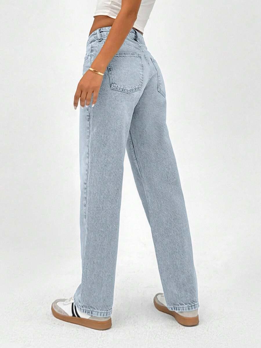 spodnie jeans prosta nogawka