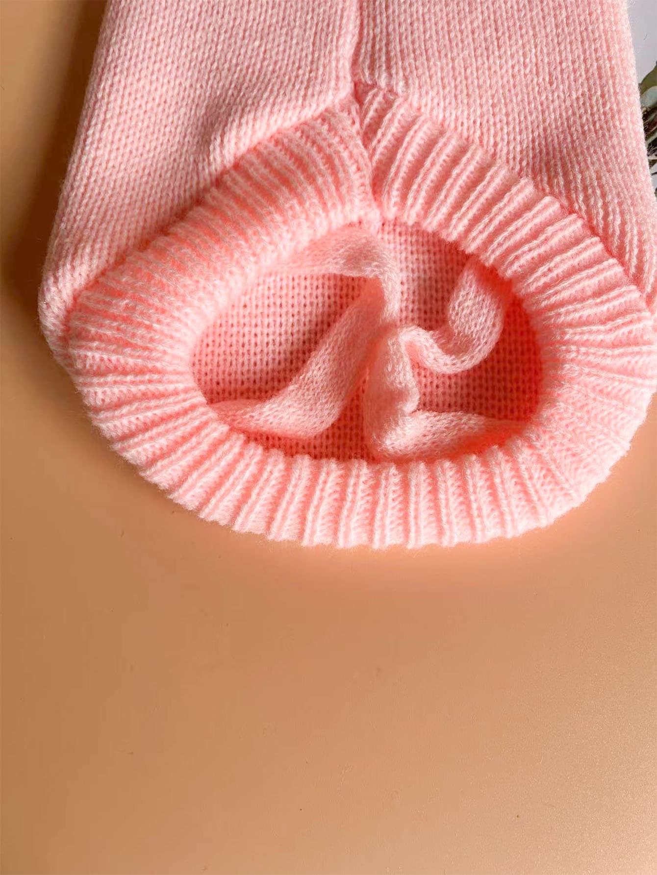 RÓŻOWE UBRANIE DLA PSA SWETER