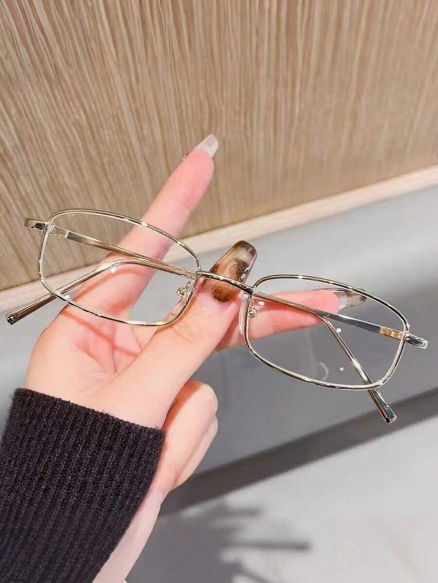 srebrne okulary zerówki