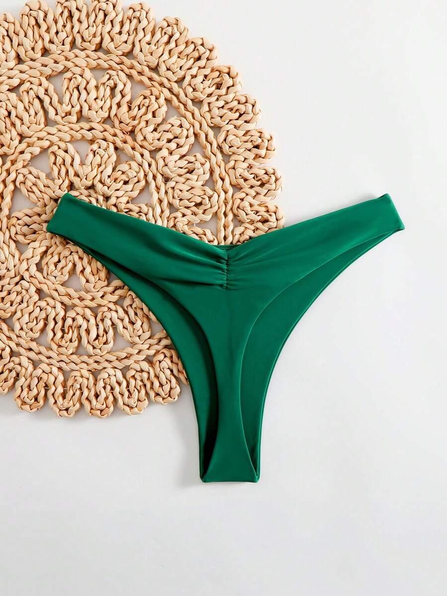 zielony dół od bikini