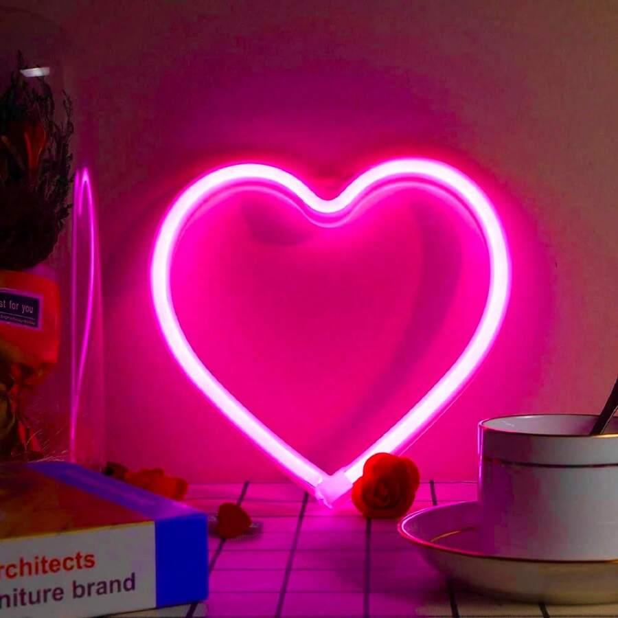 lampka led serce 