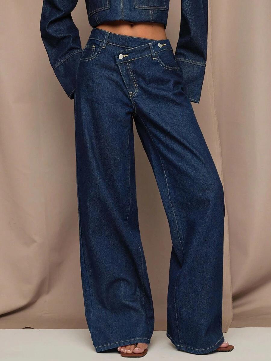 NIEBIESKIE SPODNIE JEANS