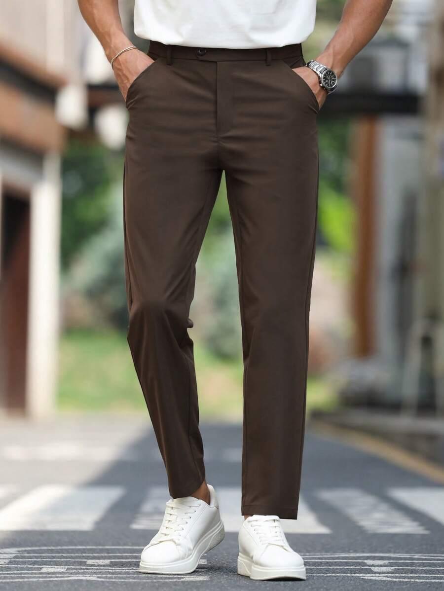 ELEGANCKIE SPODNIE MĘSKIE 