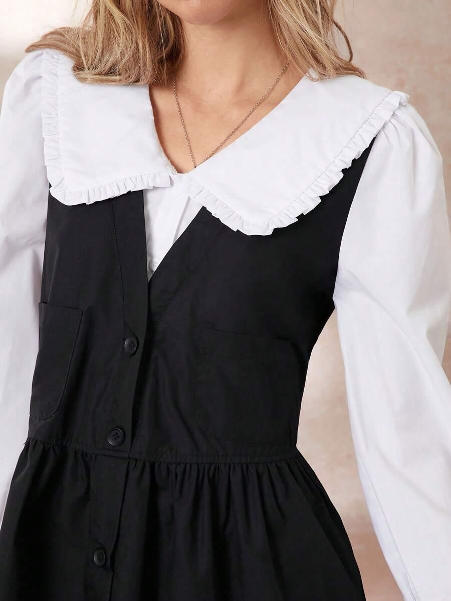 CZARNA MINI SUKIENKA