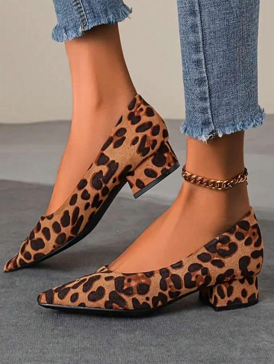 czółenka animal print 