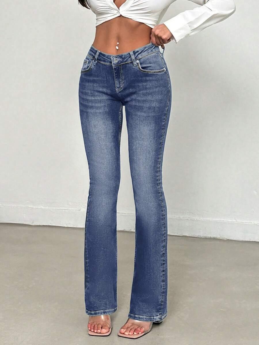 NIEBIESKIE SPODNIE JEANS