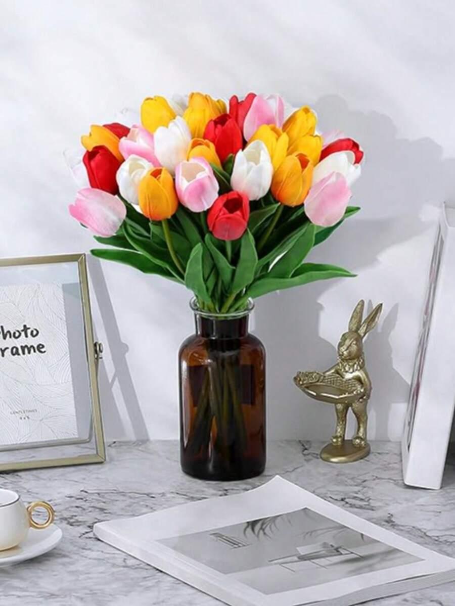 sztuczne kwiaty tulipany 9-pack