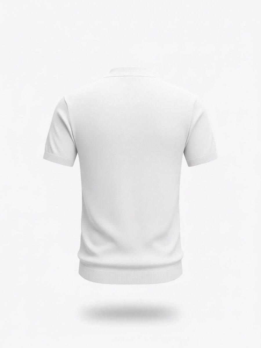 biały t-shirt stójka 