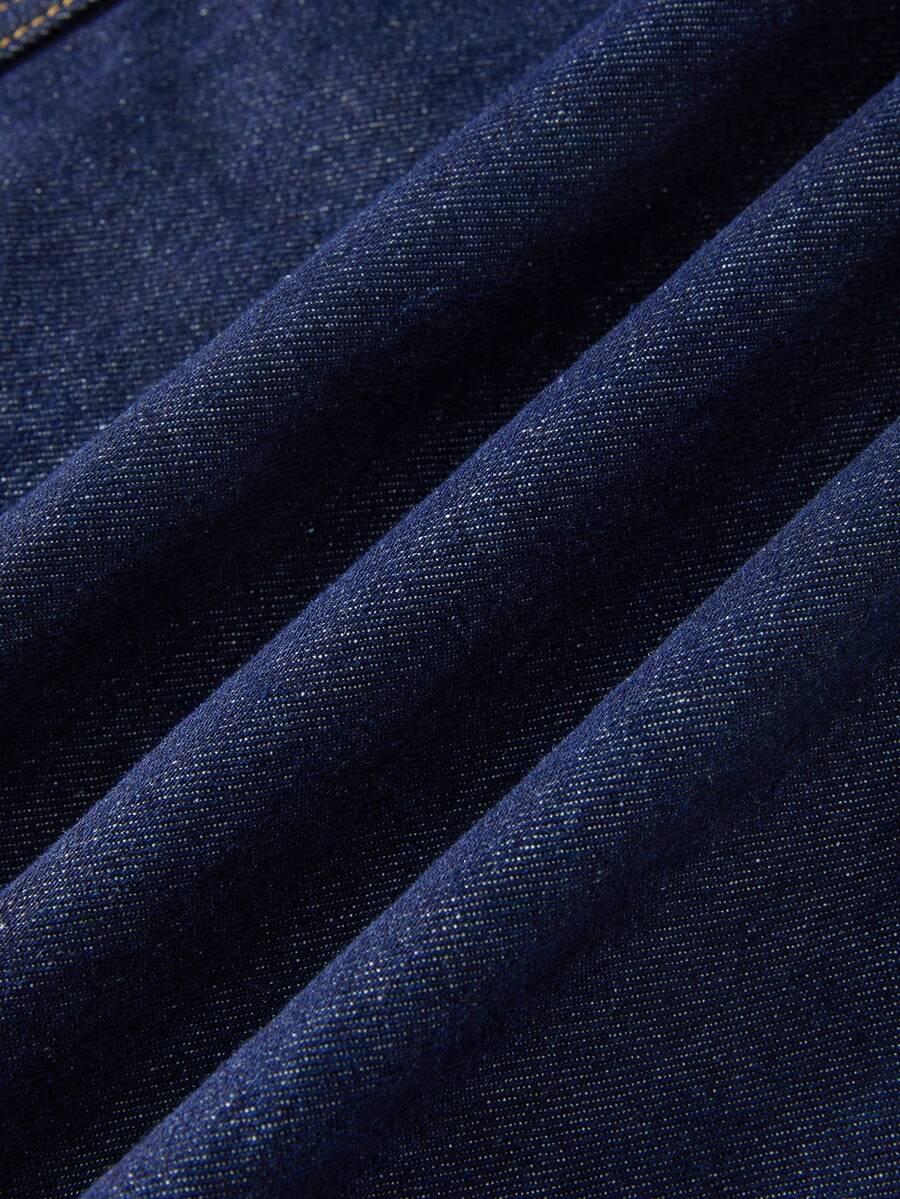 GRANATOWA SPÓDNICA JEANS