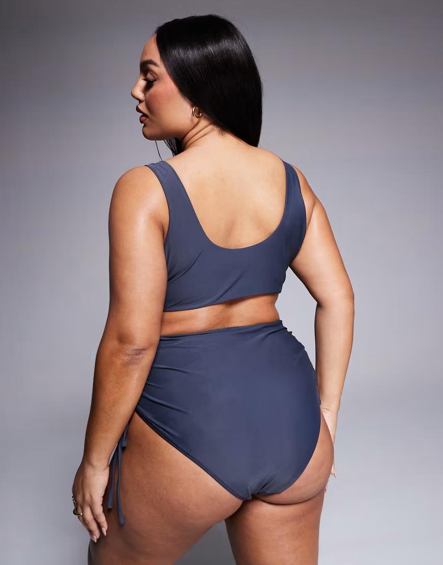 SZARA GÓRA OD BIKINI WIĄZANIE