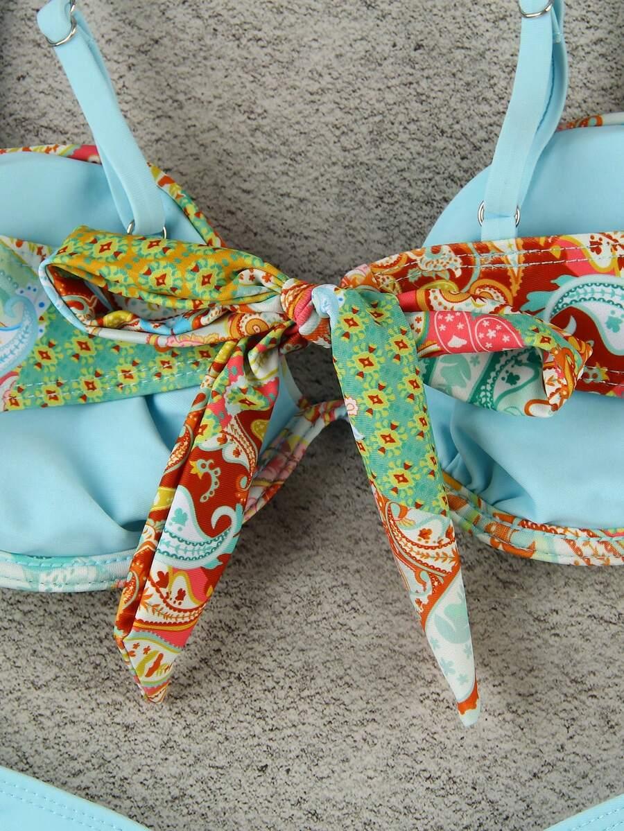 komplet bikini wzór