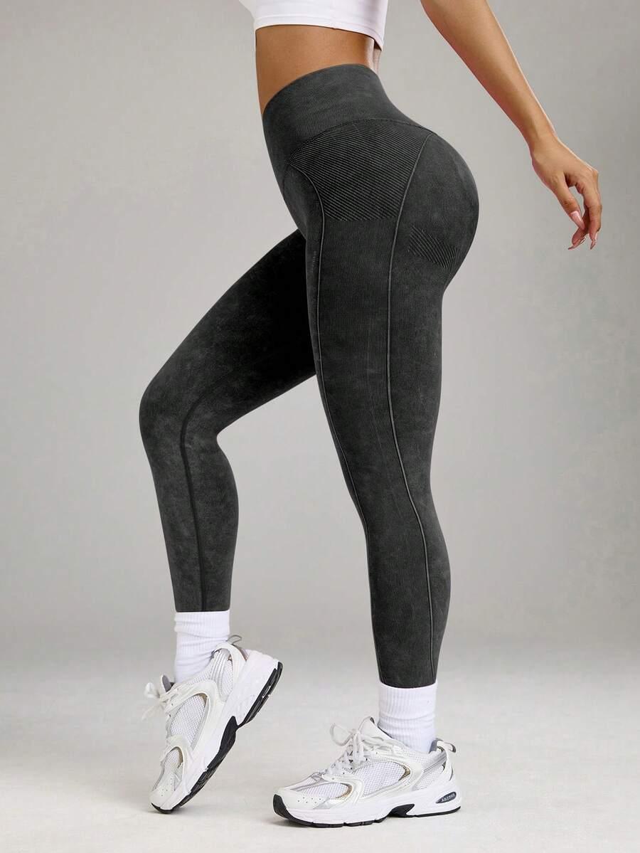 szare legginsy casual