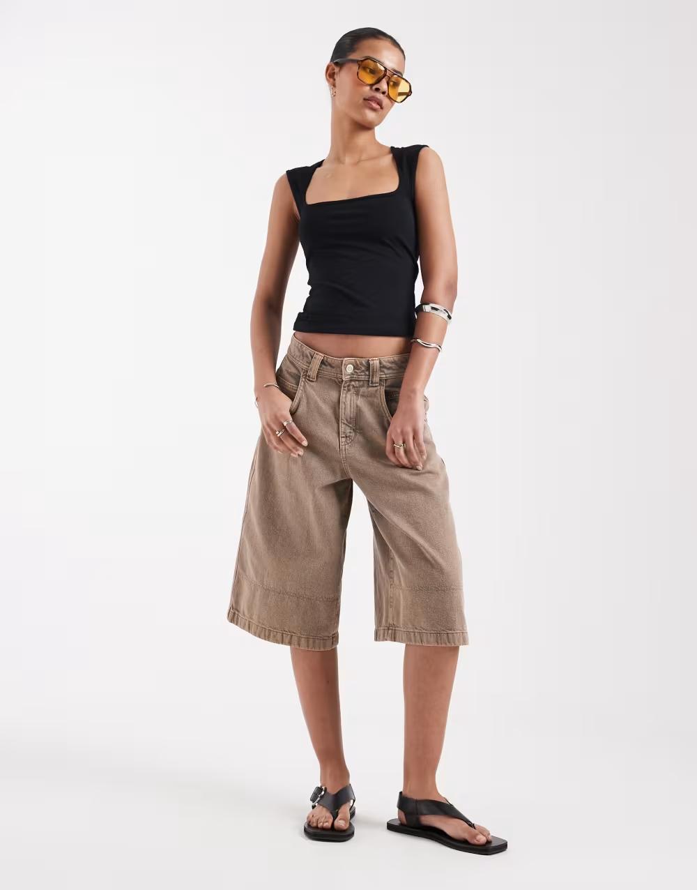 CZARNY TOP CASUAL