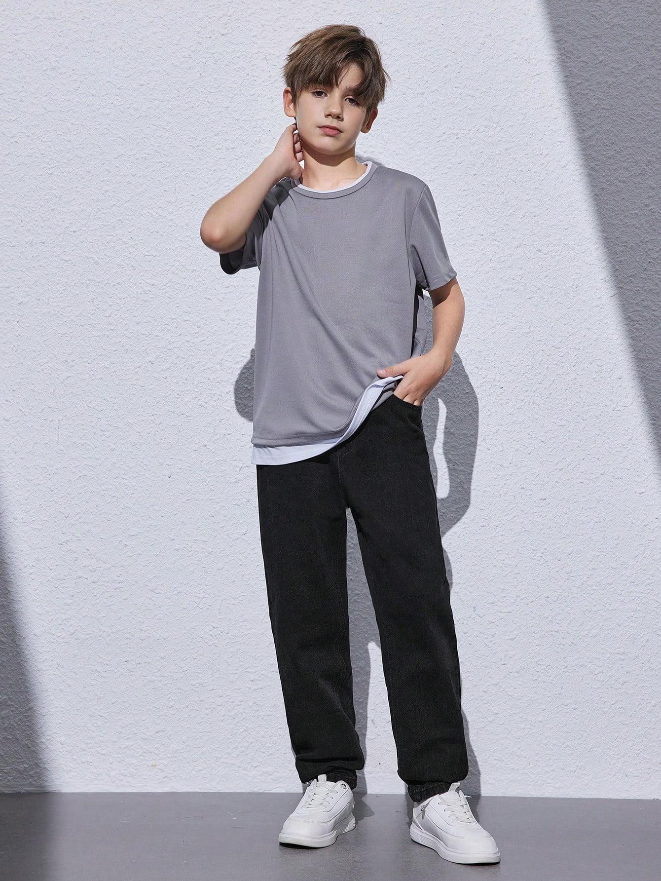 CZARNE SPODNIE JEANS