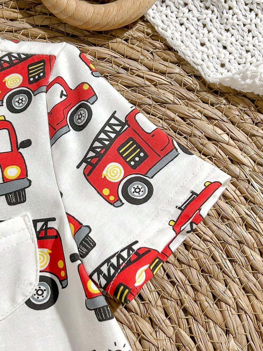 RAMPERS PRINT KRÓTKI RĘKAW