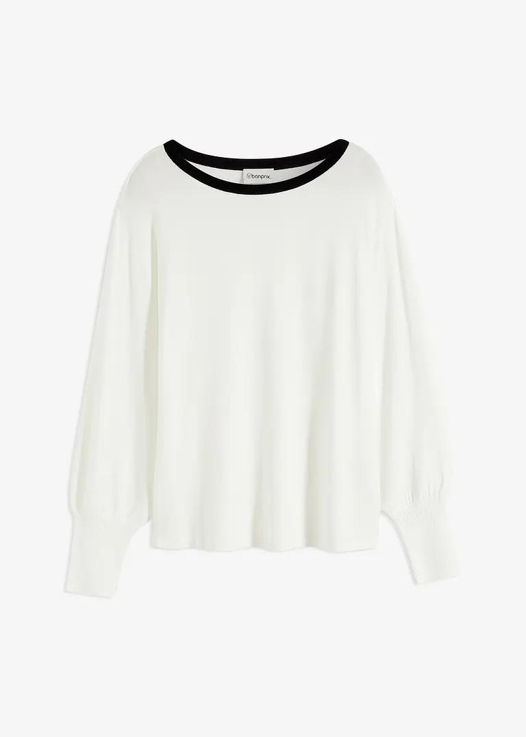 SWETER DAMSKI LUŹNY FASON DŁUGI RĘKAW
