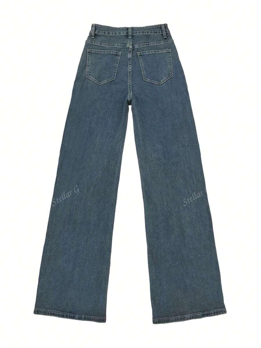 NIEBIESKIE SPODNIE JEANS