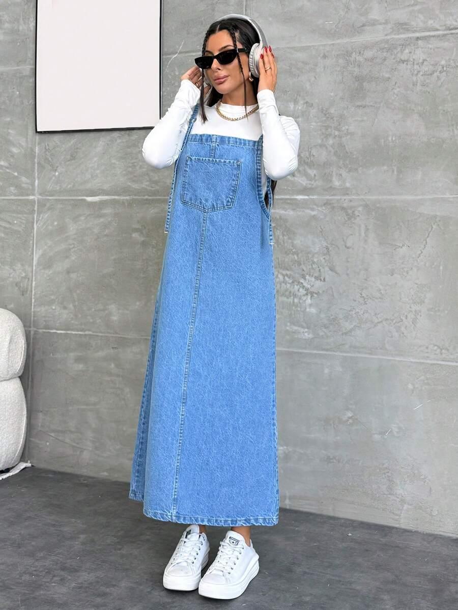 MAXI SUKIENKA  JEANSOWA