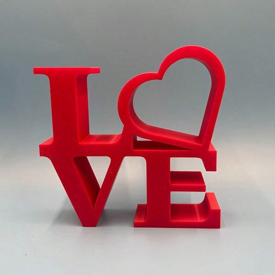 dekoracja napis love
